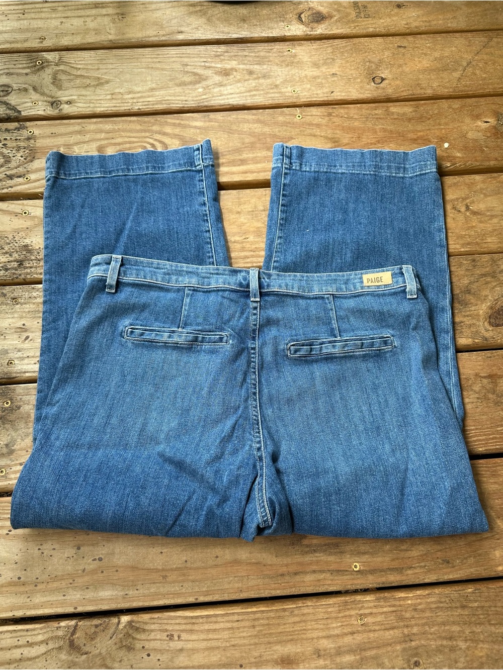 Paige Nellie Barrel leg Culotte jeans Hyden 32 - Picture 8 of 8